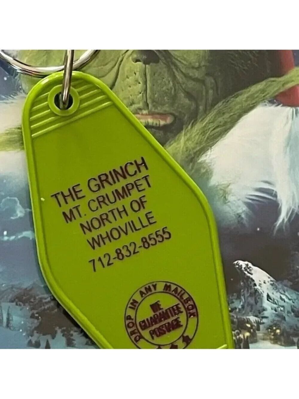 The Grinch Keychain